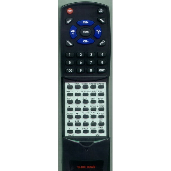 Replacement Remote for INITIAL ES06143D, RTES06143D, RC32DT, DTV322, DTV372, DB4500