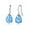 Blue Opal, variant on Limerencia Hypoallergenic Titanium Jewelry Water Drops Cubic Zirconia/Opal Earrings for Sensitive Ears Women