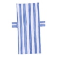 thumbnail image 5 of QccHieUs Beach Chair Cover Chaise Lounge Chair Cover Convenient Striped with Side Pockets Blue, 5 of 9