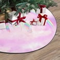 thumbnail image 3 of FMSHPON Rainbow Magic Unicorn Cloud Xmas Christmas Tree Skirt Stand Mat for Holiday Party Decoration Indoor Outdoor 36 inches, 3 of 3