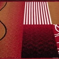 thumbnail image 4 of Allstar Red Area Rug. Contemporary. Abstract. Traditional. Geometric. Formal. Shapes. Squares (7' 7" x 10' 6"), 4 of 7