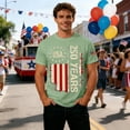 thumbnail image 5 of FUZHIQ Men's 250 Anniversary USA T-Shirt 250 Years America Anniversary Shirt Shirts Tops,XXL, 5 of 6