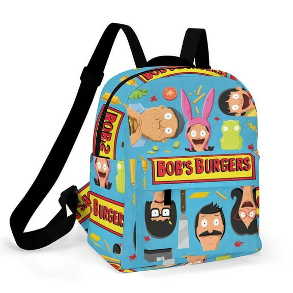Bob's Bur-Ger Mini Backpack Women Cute Small Backpack Purse Casual Travel Bag