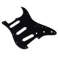 thumbnail image 1 of Pickguard 11 Trous 3 Simple Bobine 1 Pli Pli Scratch Noir, 1 of 7
