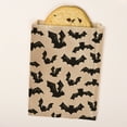 thumbnail image 2 of Big Dot of Happiness Black Bats Kraft Brown Paper Treat Bags, Halloween Individual Candy Snack Favors, Greaseproof Sandwich Cookie Bags - 25 Count, 2 of 5