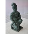 thumbnail image 2 of Asian Terracotta Warrior Sitting Replica Made of Marble 5" x 5" x 15"H, 2 of 11
