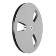 thumbnail image 1 of Empty Tape Reel Universal Replacement for Open Reel Deck 1/4 7 Inch, Aluminum Alloy 3 Open Hole Takeup Reel Replacement Recording Opening Machine Part, 1 of 8