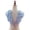 Sky blue, variant on YIGSECU 2pcs Angel Wing Fabric Patches Jackets Decoration Appliques Light weight Patches