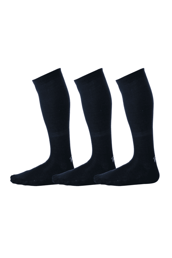 Pierre Henry Over the Calf Socks for Men (3 pairs) | Cotton Over the Calf Dress Socks
