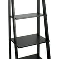thumbnail image 5 of Jela Solid Wood Split 5 Shelf Ladder, Black, 5 of 15
