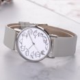 thumbnail image 3 of Trendy Lovely Cat Pattern Analog Display Quartz PU Strap Women Wristwatch(Grey), 3 of 6