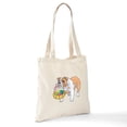 thumbnail image 6 of CafePress - Bulldog Easter Tote Bag - Unisex Canvas Tote Bag, Beige, 1-Piece, 6 of 6