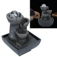thumbnail image 4 of Fontaines d'Eau Coulantes de Table à DEL Éclairées avec Balle pour Décoration Feng Shui à la Maison et au Bureau, 4 of 7