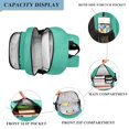 thumbnail image 3 of FORMRS Unisex School Backpack 17" Student Travel Bag with Laptop Compartment, Green Cat, 3 of 7