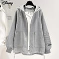 thumbnail image 4 of Disney-Sudadera con capucha de manga larga para mujer, suéter holgado de algodón con cuello redondo y bordado de dibujos animados de Mickey Mouse, novedad de otoño, 2022, 4 of 4