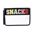 thumbnail image 1 of Bolsa de cosméticos transparente perfecl PVC organizador negro, 1 of 8