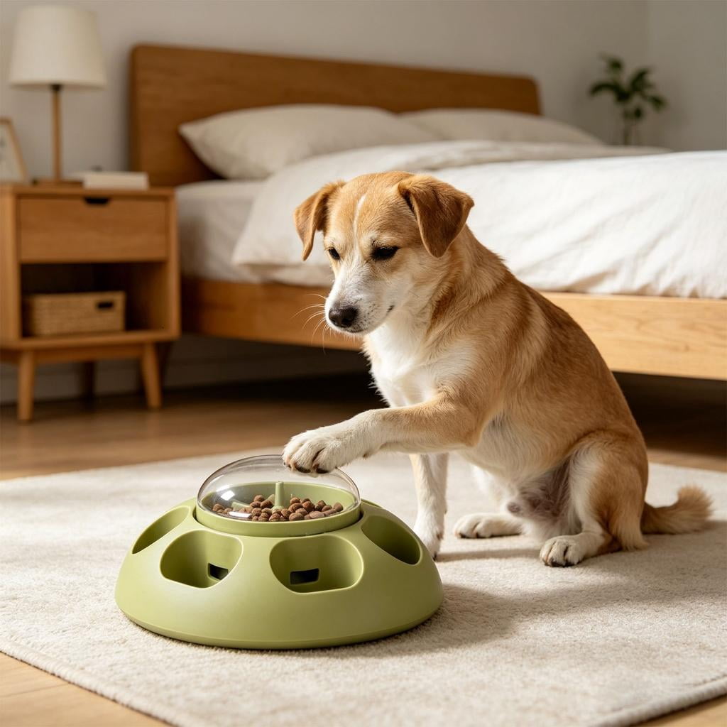 Giaone 2 Pieces ABS Slow Feeder Puzzle Toy That Challenges Your Dog’s Cognitive Abilities
