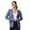 Blue, variant on Plus Size Hooded Coat For Women Lightweight Casual Wear Spring Summer Fall Outerwear With Pockets Comfortable Loose Fit Long Sleeve Jacket winter coats for women