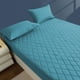 thumbnail image 4 of pstuiky Sábana ajustable - Funda protectora para colchón de cama - Sábana ajustable con bolsillo - Cálida para el invierno - Transpirable - Antideslizante para la piel - Sábana ajustable acolchada de, 4 of 6