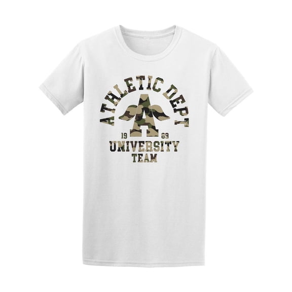 Camouflage Varsity Athletic Team Tee Men's -Image by Shutterstock
