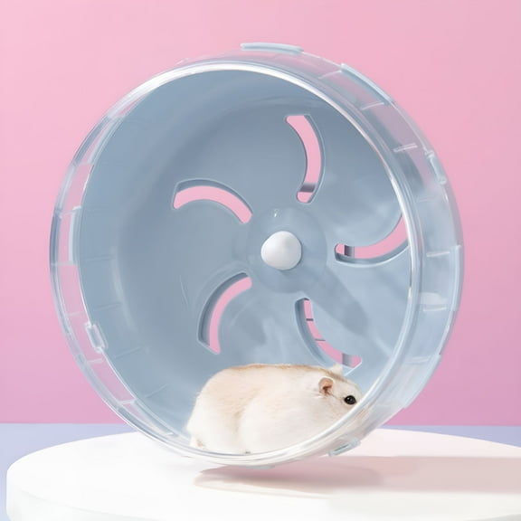 BESTSKY Hamster Running Wheel Smooth Edge Bite Resistant Hamster Guinea Pig Exercise Toy Sky Blue