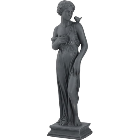 Garden Statue Greek Goddess Statue for Altar Nymph Sculpture Mythology Roman Style Outdoor Clearance Patio Yard Lawn Porch Decor Art MGO Gift 31" H