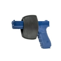 Saddle Mate Leather Universal Gun Holster, Black, for Large Frame Pistols, Ambidextrous