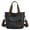 Black, variant on Women's Canvas Tote Purse Shoulder Crossbody Bag Small Handbag Multi-pocket Top Handle Work Bags
