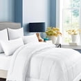 thumbnail image 3 of puredown White Down Alternative Comforter Duvet Insert-Full/Queen-Cotton Shell 300TC, 3 of 5