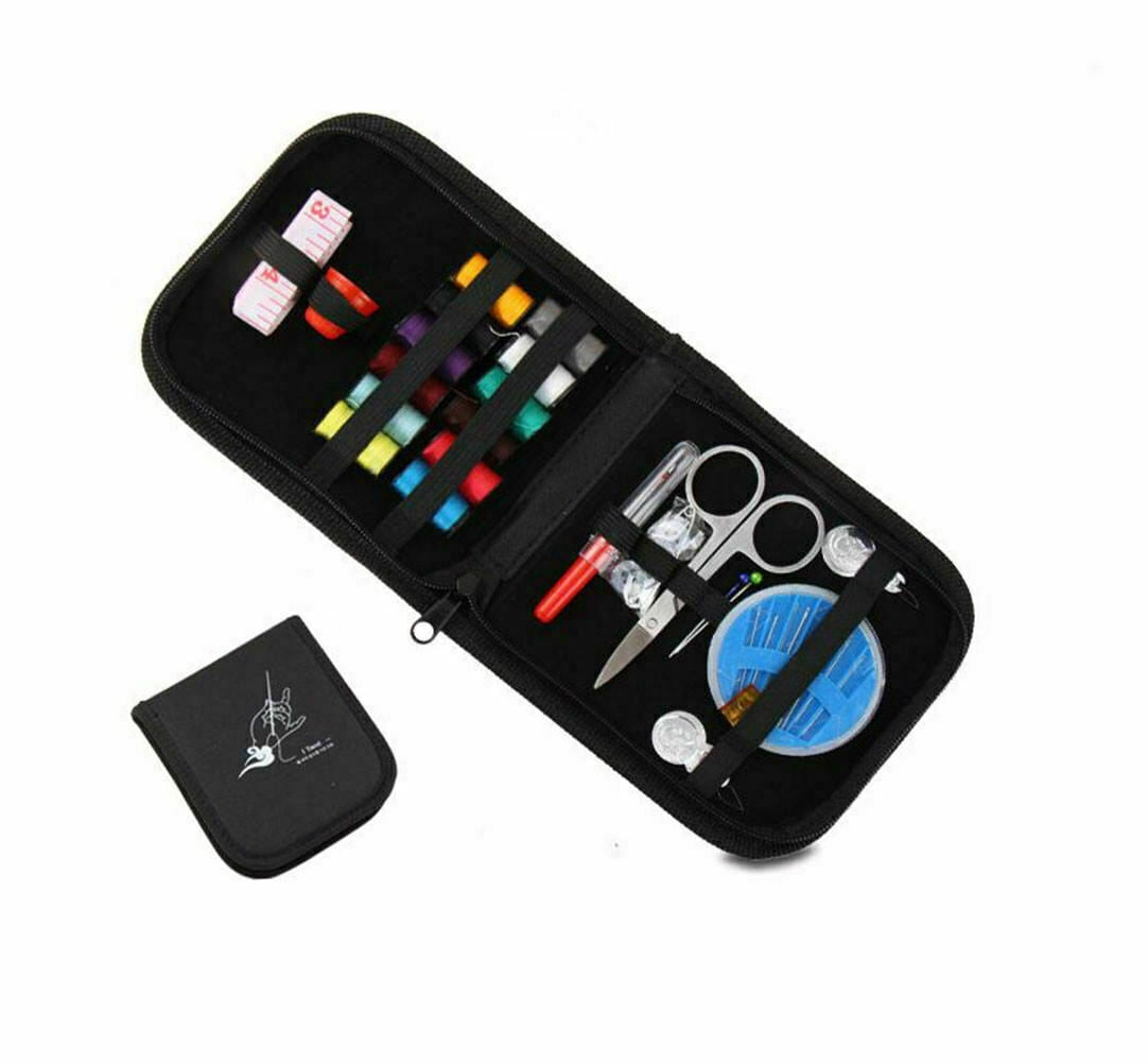 INTSUPERMAI Mini Sewing Kit Scissor Thread Needles Beginner Sew Tools