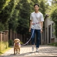 thumbnail image 7 of Unique Bargains Hands Free Dog Leash No Pull Bungee Dog Leash for One Large Dog Up to 440 Ib W/ Car Seatbelt Rose Red, 7 of 7