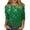 A005-Green, variant on 3/4 Sleeve Tops for Women Irish Lucky Clover St. Patricks Day Shirts for Women Crew Neck Pullover Graphic Tee Tops Saint Patricks Day T Shirts