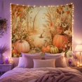 thumbnail image 2 of Floral Garden Still with Life Painterly Harvest Toned Main, Spooky Gothic for Gothic Decor Fans, Dark Art Decor, Halloween Gift, Tapestry Wall Hanging for Bedroom and Dorm, 2 of 7