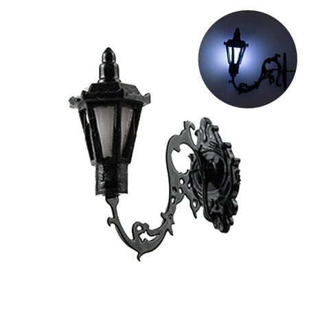 

1/87 Micro Landscape Wall Light Model ABS Garden Decor 3V Miniature For Railway
