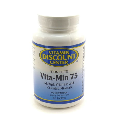 UPC 812732020061 product image for Iron-Free VITA-MIN 75 Multivitamin  by Vitamin Discount Center - 60 Tablets | upcitemdb.com