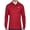 Red, variant on Mens Ford Oval Logo Long Sleeve Polo Shirt - Black, 4XL
