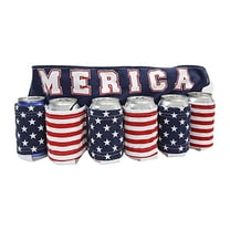 PRETXORVE Independence Day Themed Drink Beer Belt Picnic Party Belt
