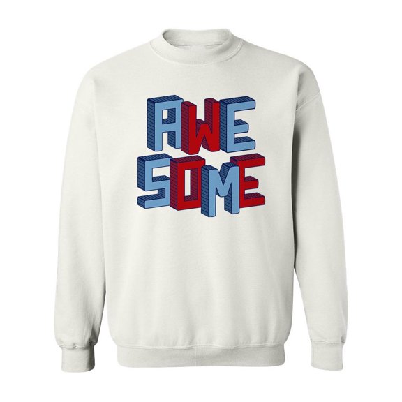 Awesome  Design. Sweatshirt Men -Image by Shutterstock, Male Medium