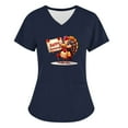 thumbnail image 4 of Sexlip Women's Cartoon Print Short Sleeve T Shirt Cute Design Soft Fabric Daily Casual Wear Blue M, 4 of 7