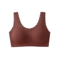 thumbnail image 3 of QIUOMBBP Soft Comfort Everyday Tshirts Bralette Coffee XXL, 3 of 7
