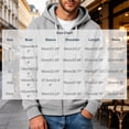 thumbnail image 7 of Men's Fleece Full Zip Hoodie, Fall Long Sleeve Hooded Sweatshirt Coat, Loose Causal Hoodie Jackets with Pockets, 7 of 7
