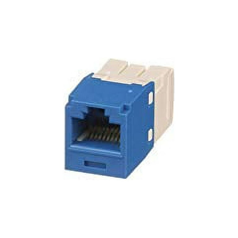 Panduit CJ688TGBU Category-6 8-Wire TG-Style Jack Module, Blue