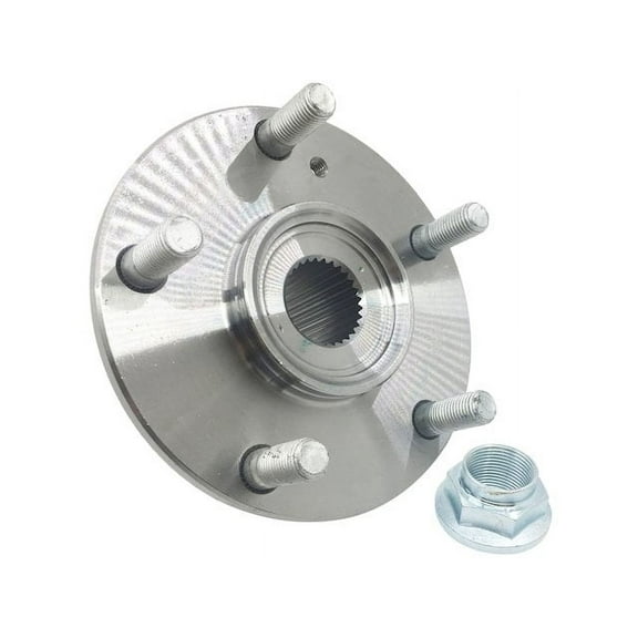 Front Wheel Hub - Compatible with 2003 - 2007 Honda Accord 3.0L V6 2004 2005 2006