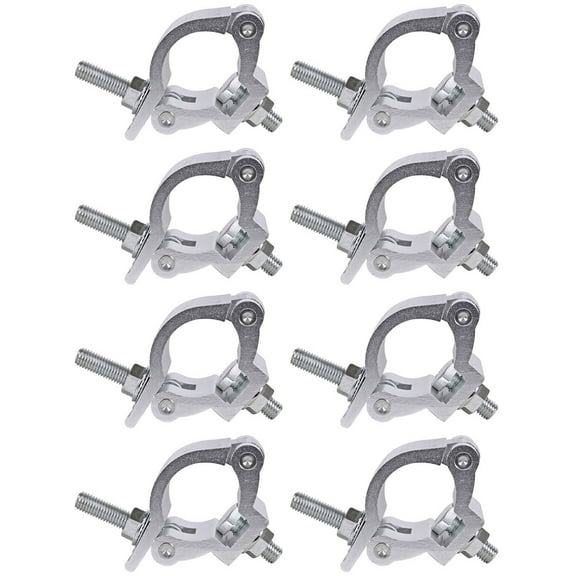 8) Chauvet CLP15 CLP-15 360° Wrap Around O Clamp Lighting Mounts Light Mounting