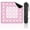 Color 1, variant on Mahjong Mat 31.5" x 31.5" Pink Star Seamless Light Dark Shades Pastel Non-Slip Noise Reduction American Mahjong Tiles Table Cover for Dominoes Poker Card Board Games Gift