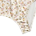 thumbnail image 7 of ZXLBBD Girl One Piece Swimsuits Floral Print Ruffle Trim Zipper for Toddler Kids with Sun Protection Soft Breathable Summer Pool Beach, 7 of 7