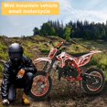 thumbnail image 2 of WETS 49cc 2-Stroke Kids Dirt Bike, Gas Power Motocross, Off Road Mini Motorcycle, Pocket Motorbike with Front Rear Disc Brakes, Racing Max Speed 40KM/H (Red), 2 of 7