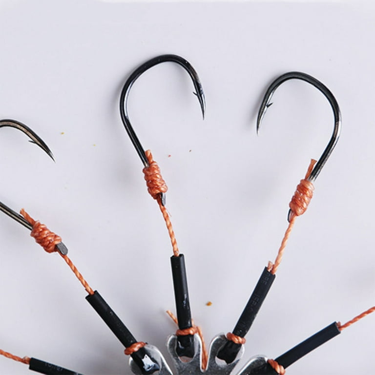 8 Pcs/Lot Carbon Steel 6#-15#Fishing Hook Eight Claw Hook Fishing Circle Hooks Fly Dish Fishing Tackle, Size: 8th, Other