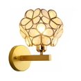 thumbnail image 1 of Hweilai Creative petal wall lamp, LED colored glass wall lamp, 1 of 4