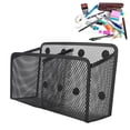 thumbnail image 2 of Suodoka Magnetic Metal Mesh Pencil Cup – Large Capacity Desk & Refrigerator Pen & Marker Organizer, 2 of 7